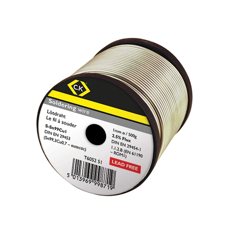 C.K T6052 51 Soldering Wire Reel