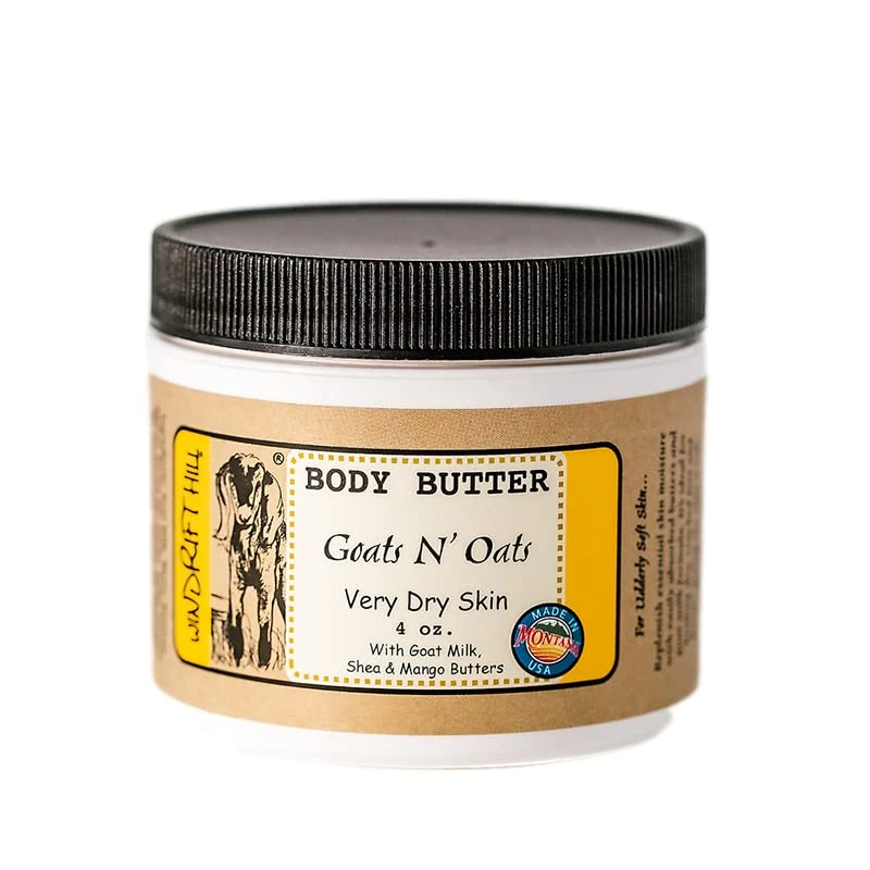 Windrift Hill Body Butter for Very Dry Skin (Goats N' Oats (Almond)) by Windrift Hill