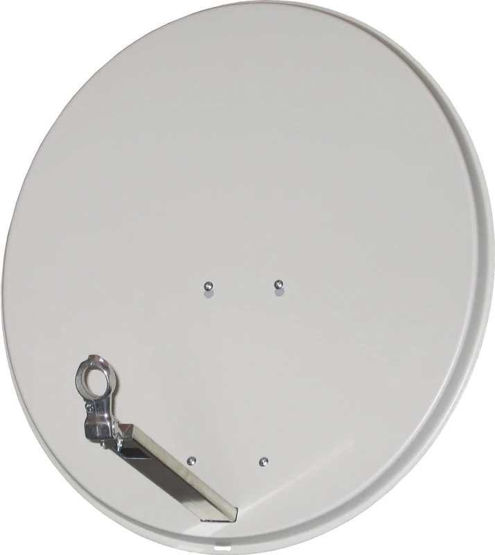 Sky Vision Ideal 78 Aluminium Satellite Mirror Light RAL 7035 (40 mm Feed Receptacle, 32-60 mm Mast Mount, 75 x 69 cm Reflector Size, Aluminium, Elevation Scale, Easy and Quick Assembly)