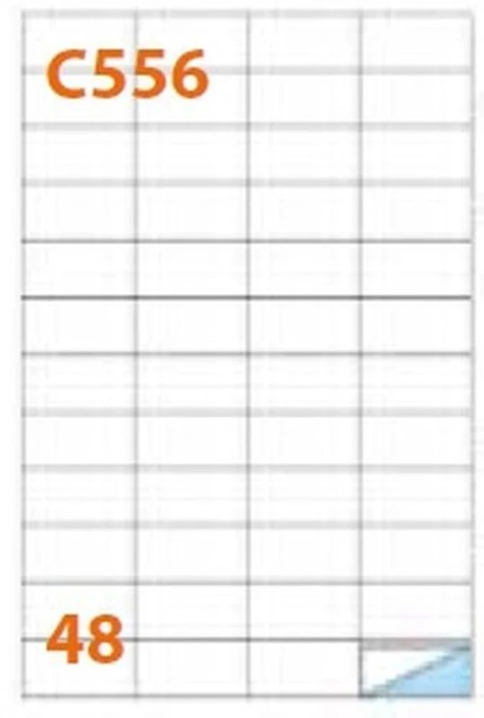 Markin CF4800 Labels 52.5 x 25