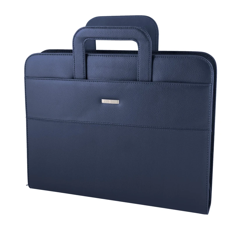 Niji 4853-bl Personal Organizer – Personal Organizer (Blue, Fabric, Leather, Zipper) - Image 1