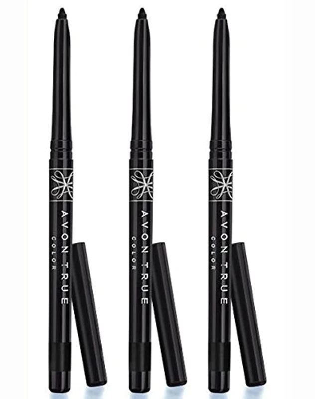 Avon 3 x Glimmerstick Eyeliner in Blackest Black