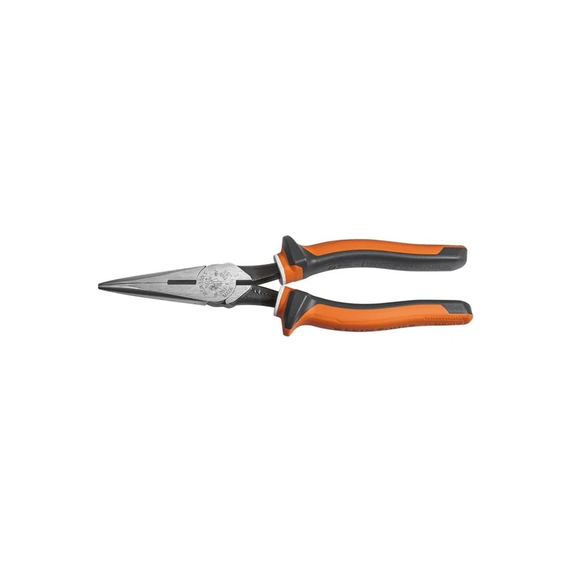Long Nose Side Cutter Pliers, 8-Inch Slim Insulated KLEIN TOOLS 2038EINS