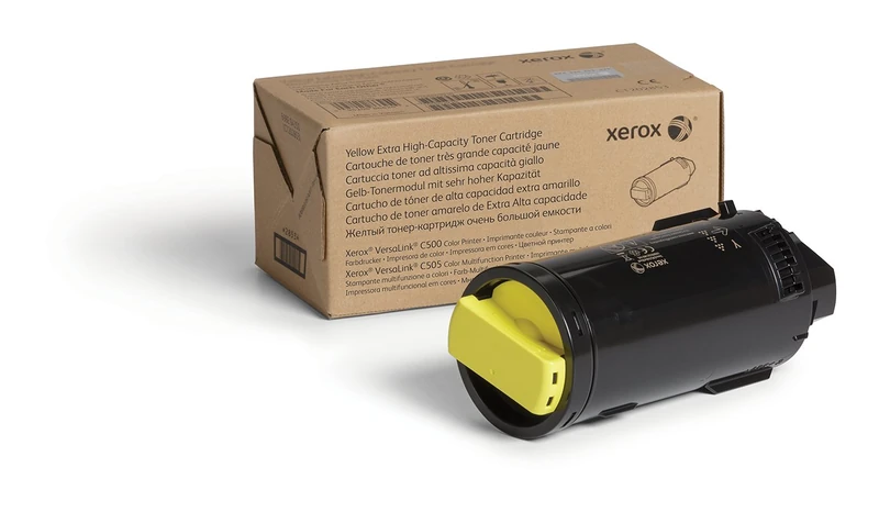 Xerox Genuine VersaLink C500 / C505 Yellow Extra High Capacity Toner Cartridge (9,000 pages) - 106R03875