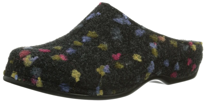 Berkemann Women’s Donata Unlined slippers, Mehrfarbig (grau Tupfen 914), 5.5 UK