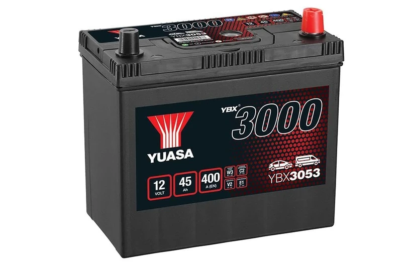 Yuasa YBX3053 12V 45Ah 400CCA Sealed Maintenance Free Car Battery