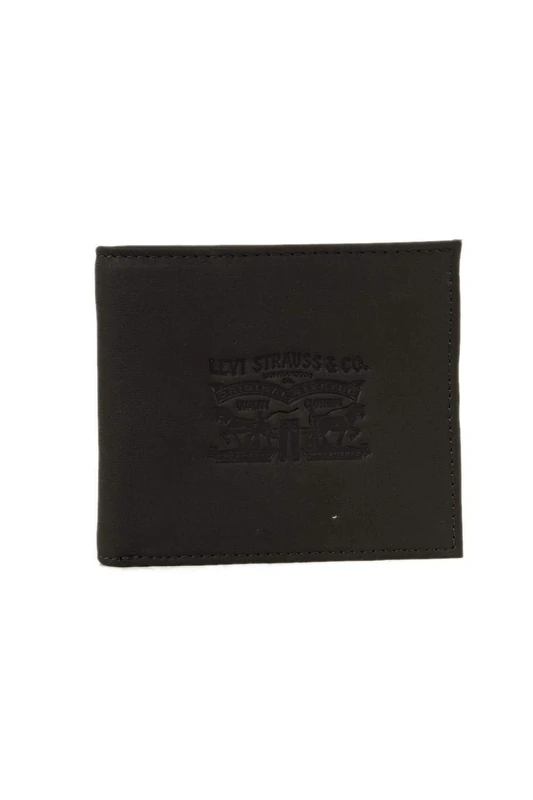 Levi's Men's Vintage Two Horse Leather Bifold Wallet - Marron
