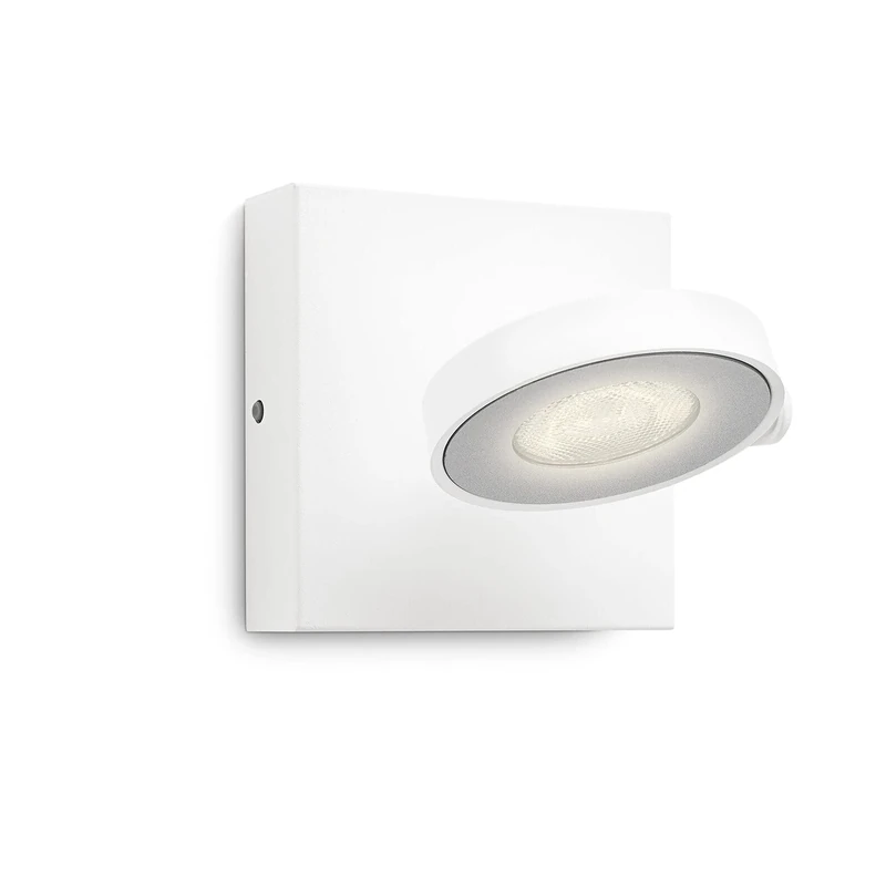 Philips myLiving Clockwork LED Wall Spot Light, White, 531703116 1 -Bulb White