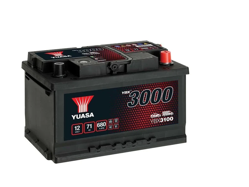 Yuasa YBX3100 12V 71Ah 650CCA Sealed Maintenance Free High Performance Car Battery