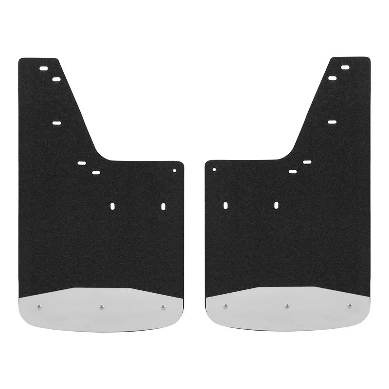 LUVERNE 250230 Front or Rear 12 x 20-Inch Textured Rubber Mud Guards Black Inch Inch Select Dodge Ram 1500, 2500, 3500
