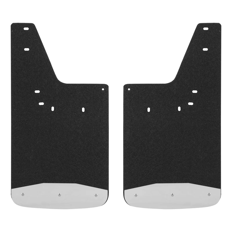 LUVERNE 250932 Front 12-Inch x 23-Inch Textured Rubber Mud Guards, Select Dodge, Ram 1500, 2500, 3500, 4500, 5500