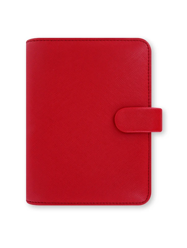 Filofax Saffiano Poppy Pocket Organiser