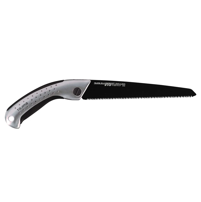 Tajima ALSA210 "Aluminist" Handsaw with Holster, Black/Silver, 210 mm
