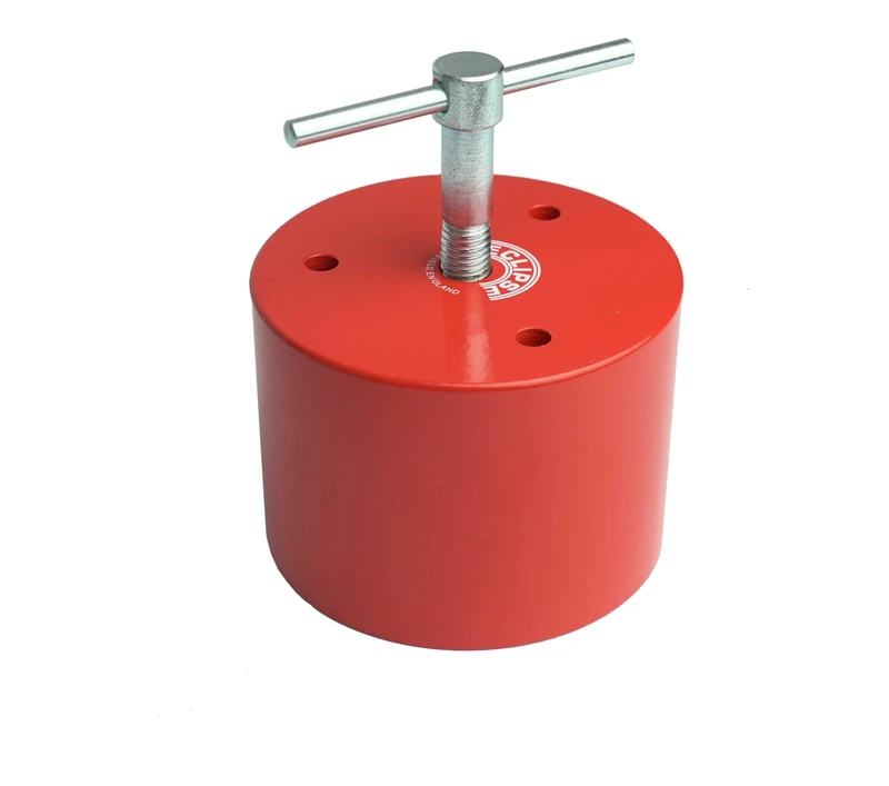 Eclipse Magnetics E941 Magnetic Holdfast, Round Shape, 194 lb. Pull Capacity, 2.76" Diameter x 2.5" Height, Fixing Holes PCD 2"