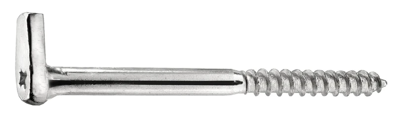 Connex KL5080004 Angle Screw Hooks 6 x 80mm with Cross