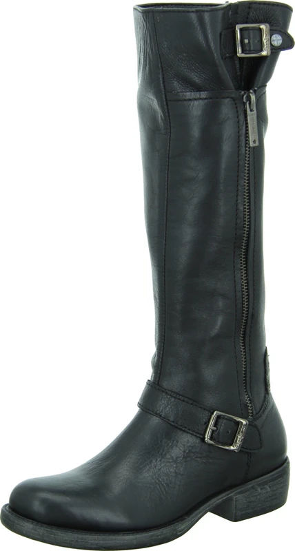 Pepe Jeans Womens Dietrich Motorbike Biker Boots PLS50017 Black 6 UK, 39 EU