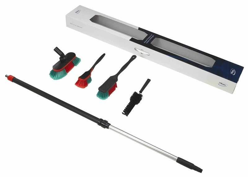 Vikan 990052 Transport System Starter Pack, 1325 mm Length, 180 mm Width, 105 mm Height, Black