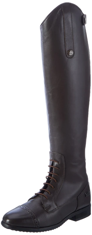 HKM Adult 3997 Valencia Riding Boots, Leather Riding Boots, Long Length/Tight Width, Sizes EU 36-46 / UK 4-12, 2400 Brown, 40 / UK 6.5
