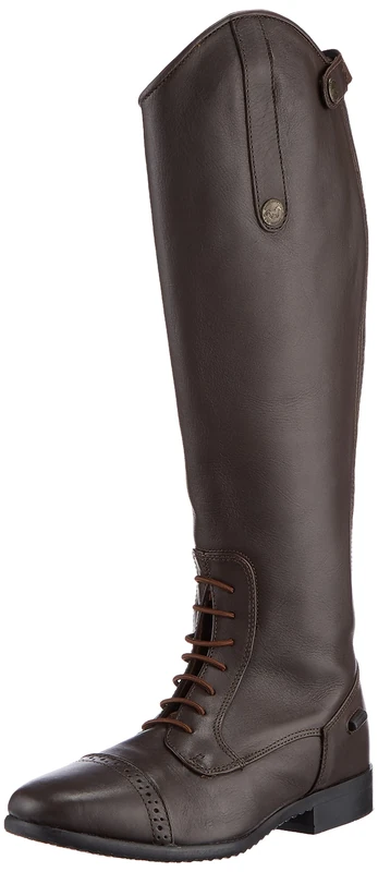 HKM 4417 Valencia Riding Boots, Leather Riding Boots, Short/Standard Width, EU 36-46 / UK 3-11 Brown