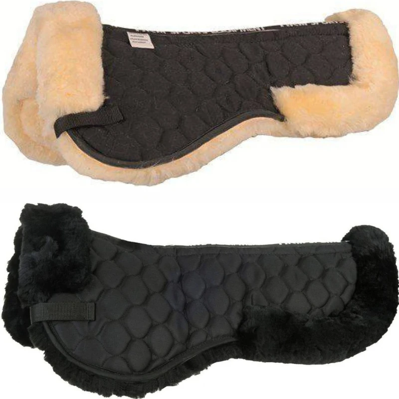 HKM Pony lambswool Saddle Pad Black