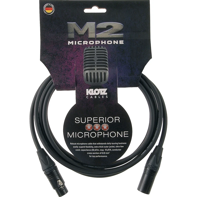 Klotz M2FM1 Microphone Cable 7.5 m Black