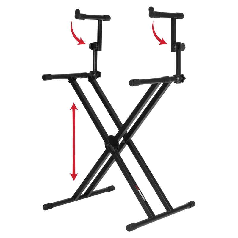 Gator Frameworks GFW-KEY-5100X Heavy-Duty 2 Tier "X" Style Keyboard
