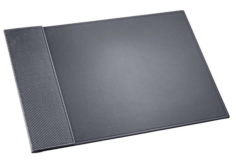 Runner 38059 Concerto Desk Mat with Calendar Leather Silver