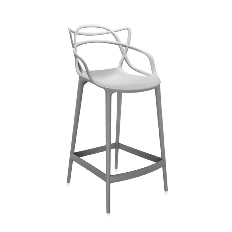 Kartell Masters Stool Chairs, Grey