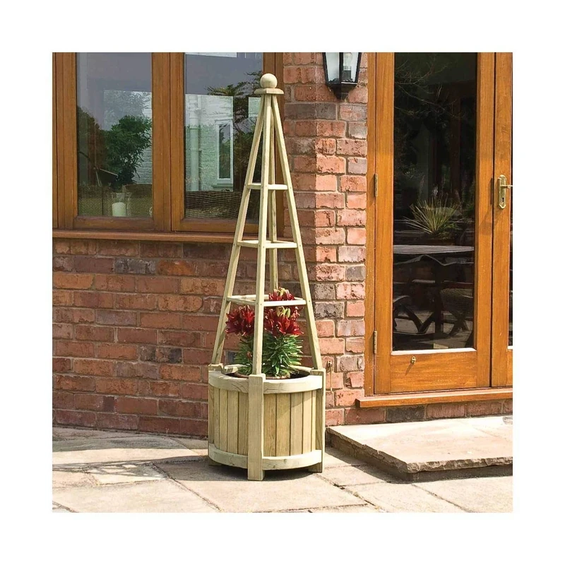 Rowlinson PLOBELISK Marberry Obelisk Planter, ONE SIZE