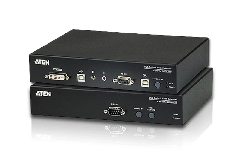 ATEN CE680 USB DVI Optical KVM Extender