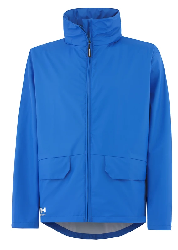 Helly Hansen Workwear Men's Voss Rain Jacket – Waterproof Windproof Workwear Shell