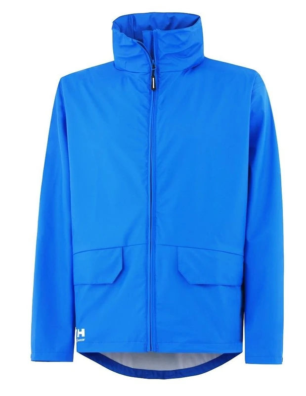 Helly Hansen Workwear Men's Voss Rain Jacket – Waterproof Windproof Workwear Shell