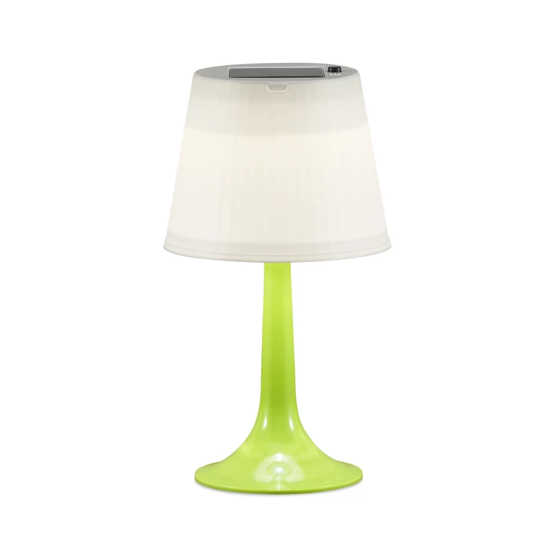Konstsmide Assisi Solar LED Table Lamp - Green