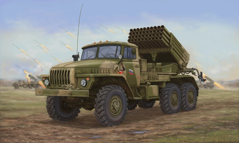 Trumpeter 1: 35 - Soviet BM-21 Hail Mrl Late