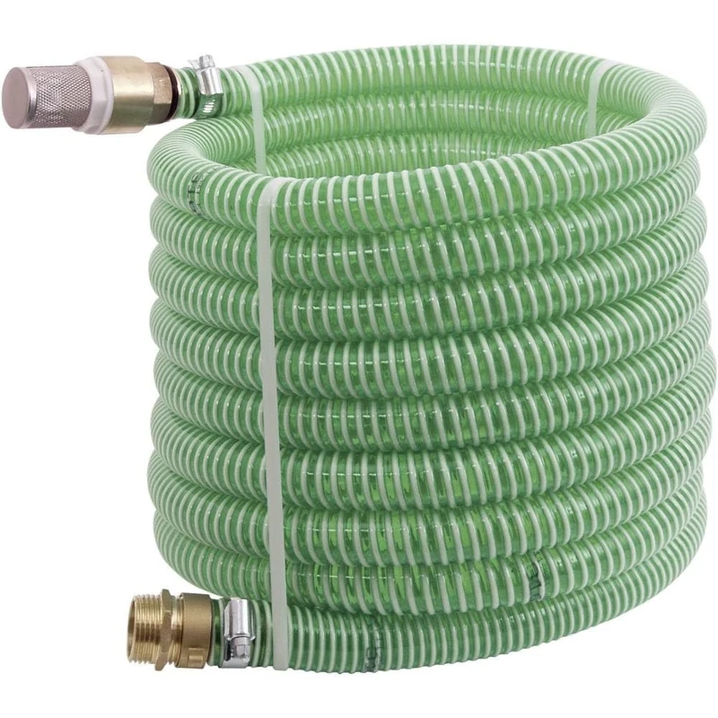 T.I.P. 30907 Suction Hose Suction Pipe Fitting Brass Hose Length 7 m