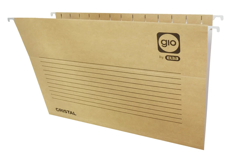 YBARRA 400021947 Box Hanging File Kraft Two-Tone Top Window A4 V-Spine