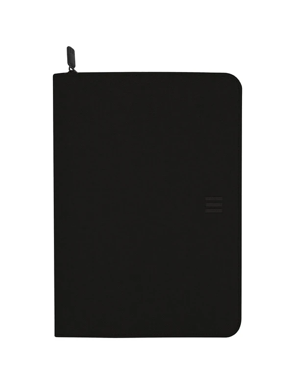 Finocam - A4 Document Holder Series 00 - Black | Polyester Document Holder | Zipper Portfolio - Tablet Pen Ring and Inner Pocket | Equipped with Notepad