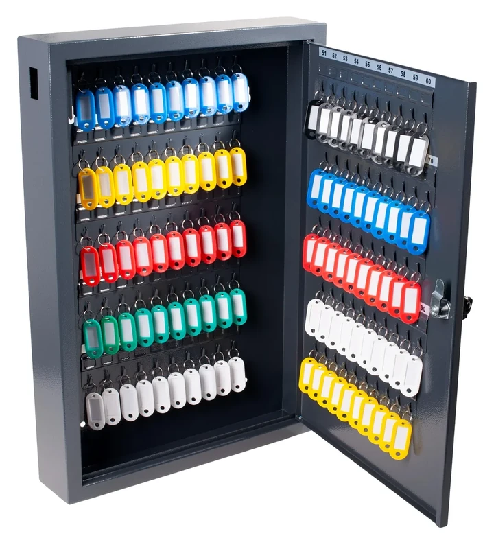 Pavo - Deluxe Key Cabinet for 100 keys - Dark Grey