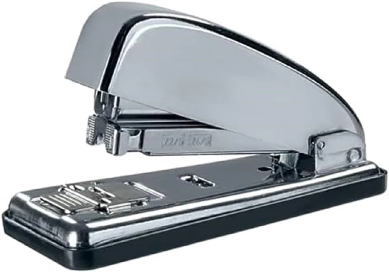 Petrus 44709 - Classic Metal Office Stapler, Chrome