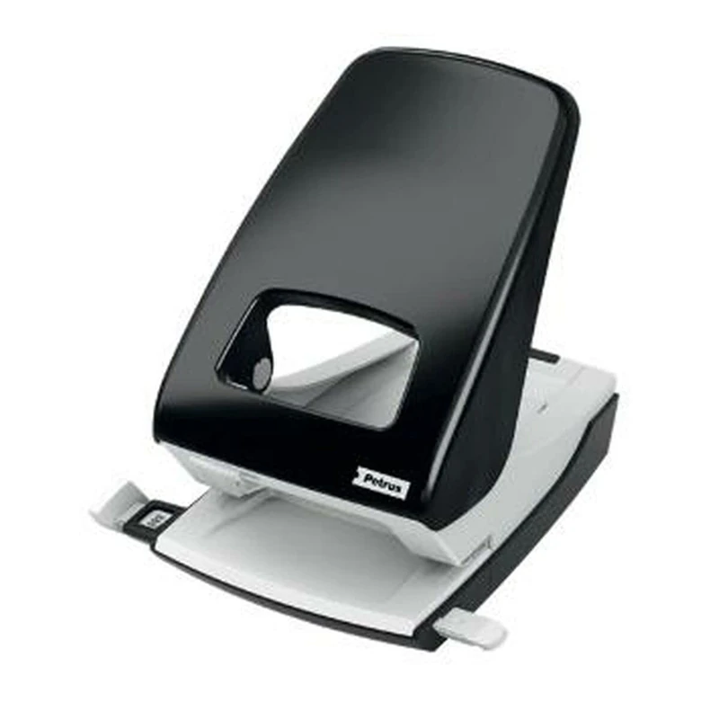 Petrus 803622 - Metallic Punch Tool Drill with Guide, Until 40 Pages