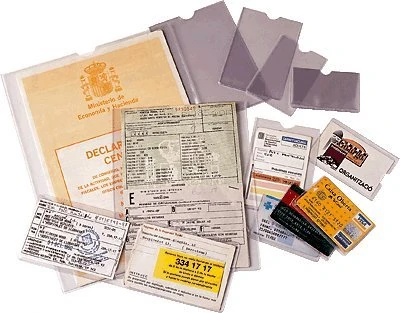 Esselte 46014 – Box of 100 portacarnets, PVC, 231 x 330 mm.