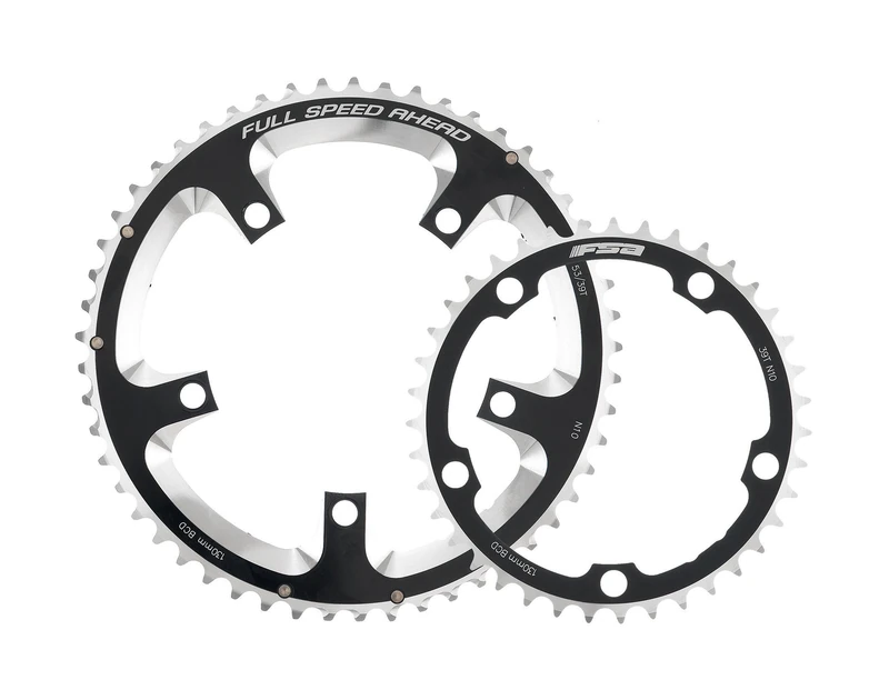 FSA Super Road N10/11 130BCD V14 Chainring - Black, 130 x 53t