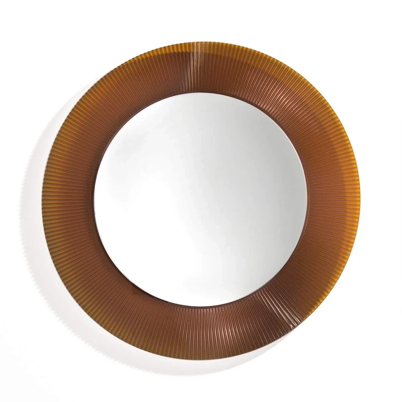 Kartell All Saints Specchio Trasp, Plastic, Grey, 78x4x78cm