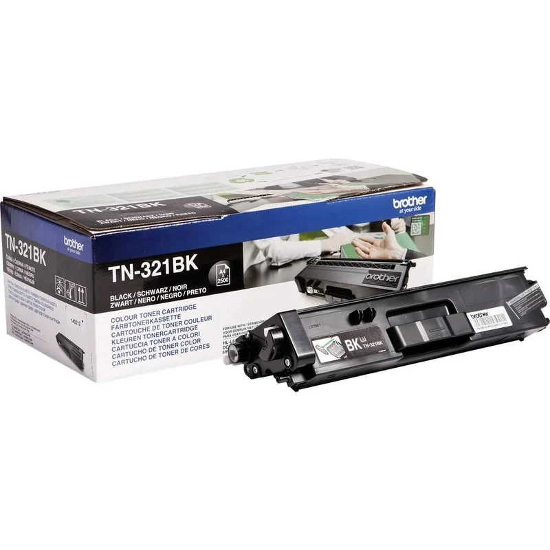 Brother TN-321BK Toner Cartridge, Black, Single Pack, Standard Yield, Includes 1 x Toner Cartridge, Brother Genuine Supplies