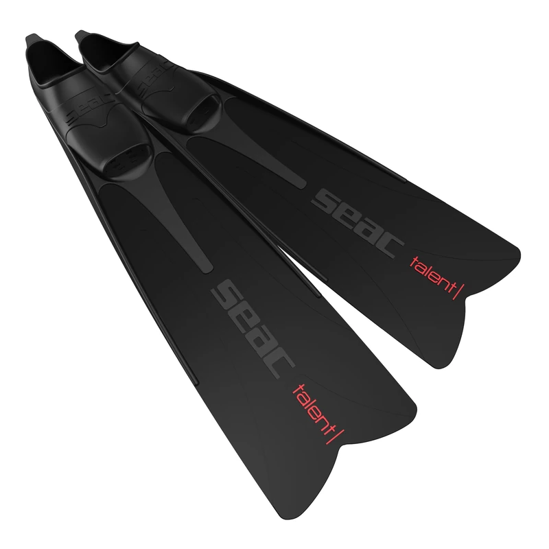 Seac Talent, Semi-Long Fins for spearfishing, free diving and diving, black, 47/48