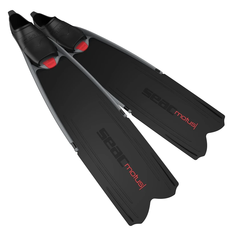 SEAC Motus, Long Free Diving Soft and Powerful Fins for Spearfishing