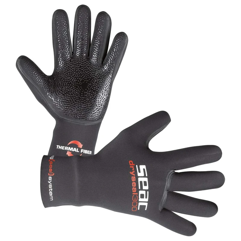 SEAC Dryseal 300 Gloves - Black, X-Large/3.5 mm