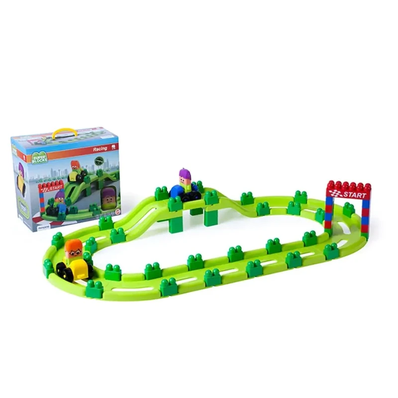 Miniland Miniland32345 Racing Super Blocks Set - Image 1