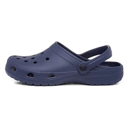 Shoe Zone Adults Black EVA Slip On Clog Sandals