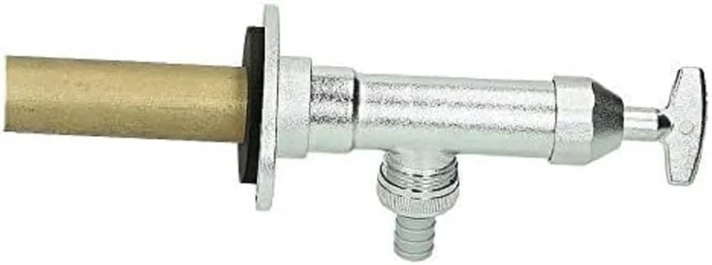 Schell Polar II 039970399 External Wall Valve Set Frost-Proof Without Pipe Aerator, Matt Chrome